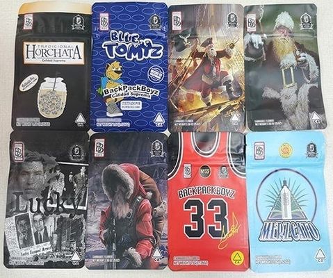 3.5g Plastic Custom Mylar Bag Children Proof Smell Proof 170 X 110mm Size
