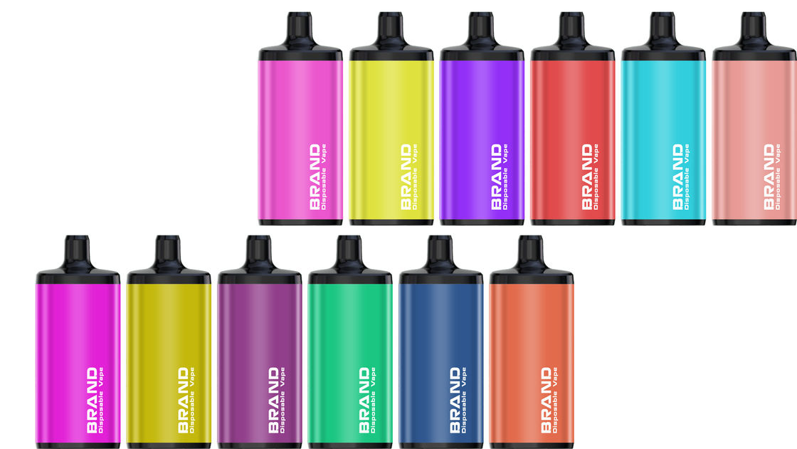 Compact Nic Salt 6000 Puff Disposable Vape 650Mah Rechargeable 12ML