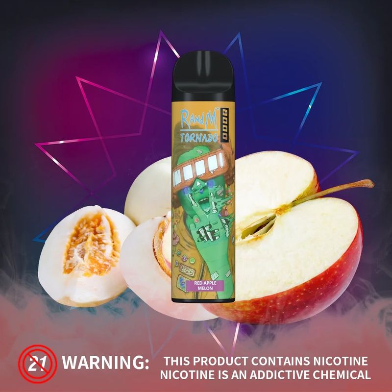 16ml 8000 Puff Flavoured E Cigarettes Vape 20 Flavors 0 / 2 / 3 / 5% nicotine salt